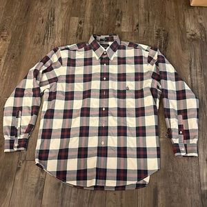 Nautica - Mens Plaid Dress Shirt - XL